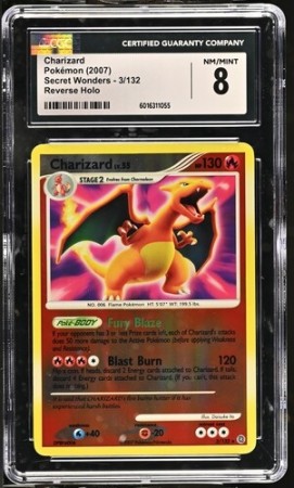 Charizard Reverse Holo CGC 8 