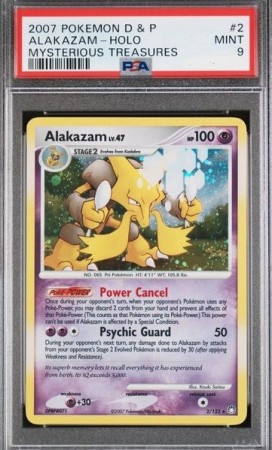 Alakazam Holo PSA 9 