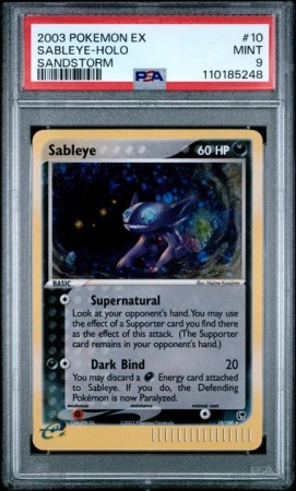 Sableye Holo PSA 9