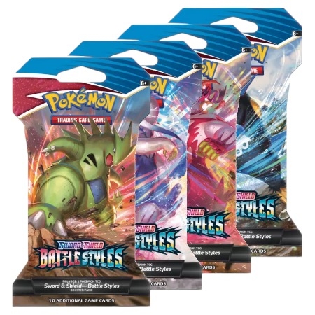Battle Styles Sleeved Booster Artset (4 pakker)