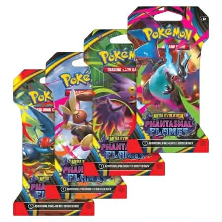 Phantasmal Flames Sleeved Booster Pakke