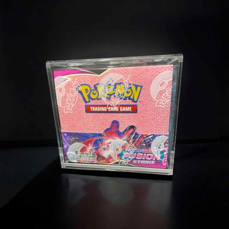 Akryl Display Engelsk Booster Boks Skyvelokk 