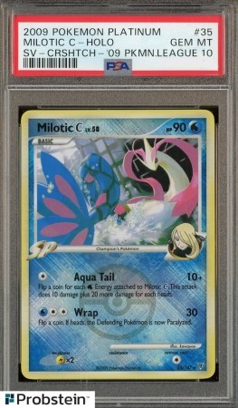 Milotic Reverse holo PSA 9