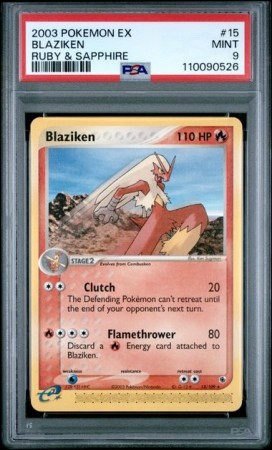 Blaziken PSA 9
