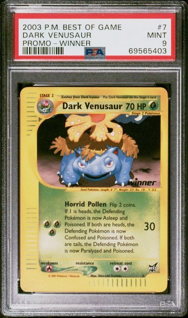Dark Venusar Winner PSA 9 | Promo