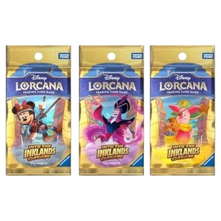 Japansk Lorcana Into the inklands booster pakke.