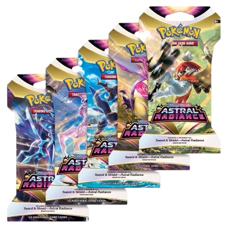 Sword & Shield Astral Radiance Sleeved Booster Pakke | Tilfeldig Artwork 