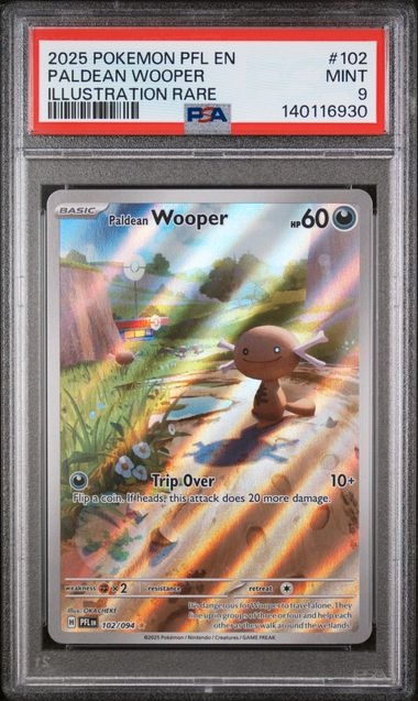 Paldean Wooper 102/094, PSA 9 | 102/094