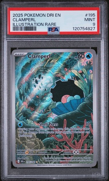 Clamperl 195/182, PSA 9 | Destined Rivals 
