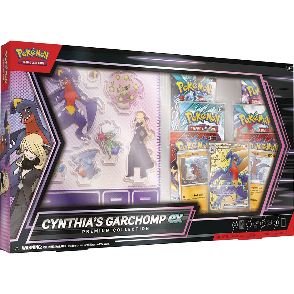 Scarelt & Violet Cynthia's garchomp ex premium collection