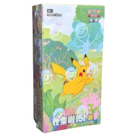 Kinesisk Collect 151 Journey | Hver Booster Boks inneholder totalt 15 pakker, hver pakke inneholder 5 kort. 