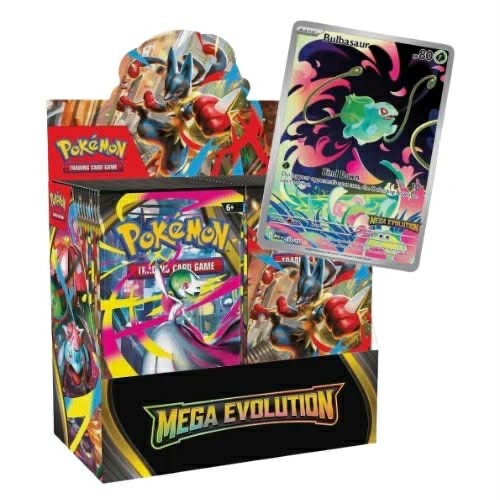 Mega Evolutions Booster Boks | Inneholder 36 stk Booster pakker.